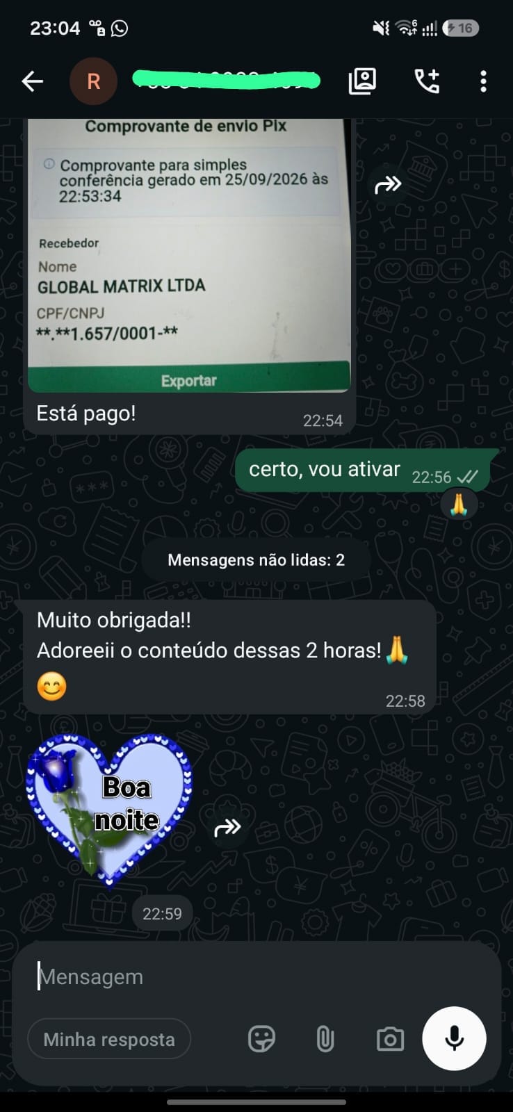 Feedback de cliente ELITECINE