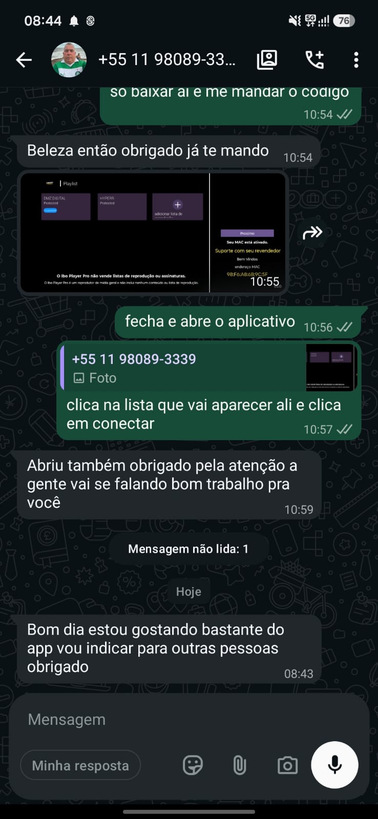 Feedback de cliente ELITECINE